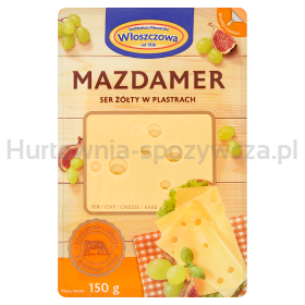 Włoszczowa Ser Mazdamer Plastry 150G 