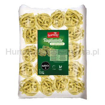 Makaron SORENTI Tagliatelle ze szpinakiem 1,5 kg