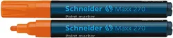 Schneider Marker Olejowy Maxx 270, Okrągły, 1-3Mm, Pomarańczowy 