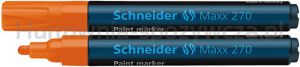 Schneider Marker olejowy Maxx 270, okrągły, 1-3mm, pomarańczowy 
