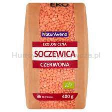 Naturavena Soczewica Czerwona 400G Bio