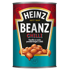 Heinz Fasolka W Sosie Pomidorowym Z Chilli 390G(data przydatności 28.02.2026)