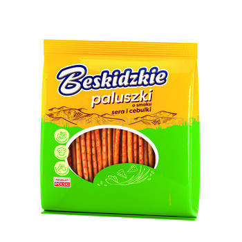 Beskidzkie Paluszki O Smaku Serowo-Cebulowym 180G