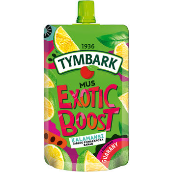 Tymbark Mus Exotic Boost Kalamansi Jabłko Pomarańcza Banan 200 G