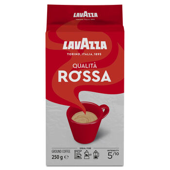 Lavazza kawa mielona Qualita Rossa 250g(Data przydatności 30.11.2024)