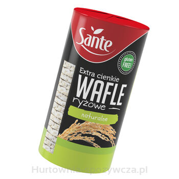 Sante Extra Cienkie Wafle Ryżowe Naturalne 110 G