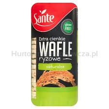 Sante Extra Cienkie Wafle Ryżowe Naturalne 110 G