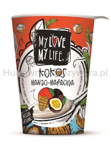 Deser Kokosowy Mango - Marakuja Bezglutenowy Bio 180 G - My Love My Life [BIO]