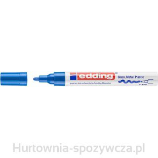 Marker Olejowy Połyskujący E-750 Edding, 2-4 Mm, Niebieski