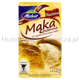 Melvit Mąka Pszenna Razowa 1Kg