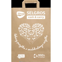 Torba papierowa logo Selgros
