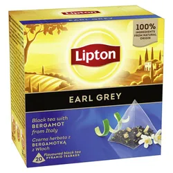 Lipton Herbata Piramidki Earl Grey 20 Torebek