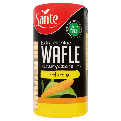 Sante Extra Cienkie Wafle Kukurydziane 120g