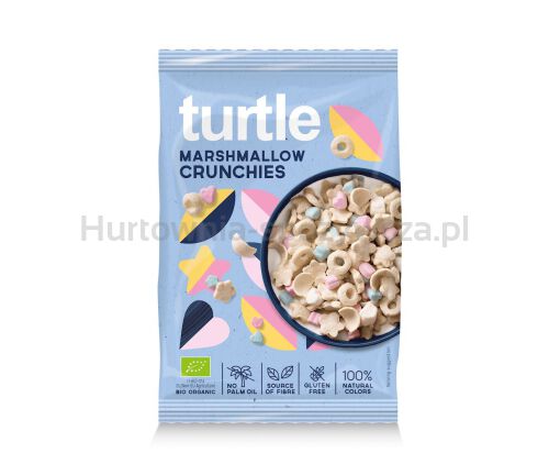 Chrupki Zbożowe Z Piankami Marshmallow Bezglutenowe Bio 40 G - Turtle [BIO]