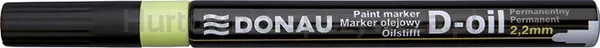 Marker olejowy DONAU, 2,2mm, zawieszka, żółty