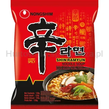 Nongshim Nong Shim Noodle Zupa Instant Shin Ramyun, Ostra 120G 