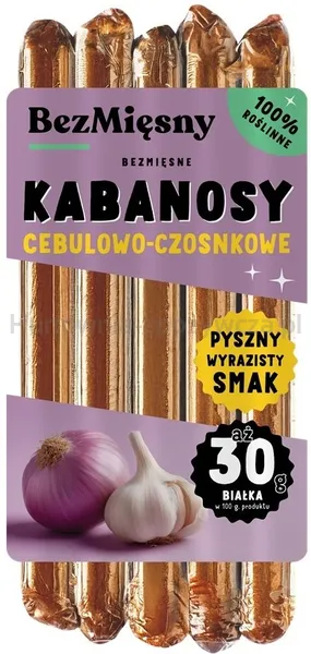 Bezmięsne Kabanosy cebulowo-czosnkowe 160g