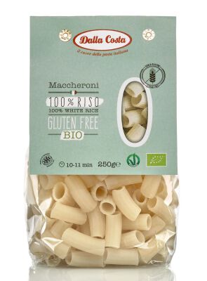 Makaron (Ryżowy) Maccheroni Bezglutenowy Bio 250 G - Dalla Costa [BIO]