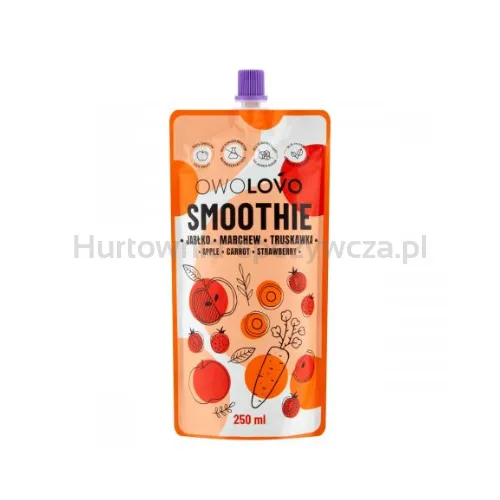 Owolovo Smoothie jabłko marchew truskawka 250 ml