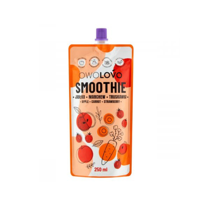 Owolovo Smoothie jabłko marchew truskawka 250 ml