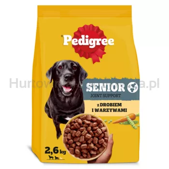 Pedigree Senior sucha karma z drobiem i warzywami 2,6 kg