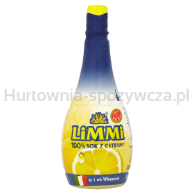 Limmi Naturalny Sok Z Cytryn Sycylijskich 200Ml