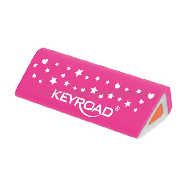 Gumka uniwersalna KEYROAD Roofix, trójkątna, pakowane na displayu, mix kolorów - 3