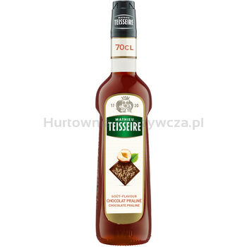 Mathieu Teisseire Syrop o smaku czekolady pralinowej 0,7 L