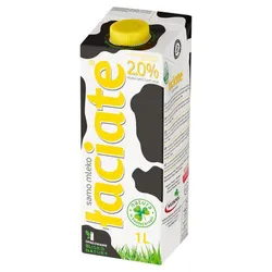 Mleko ŁACIATE, 2%, 1 l