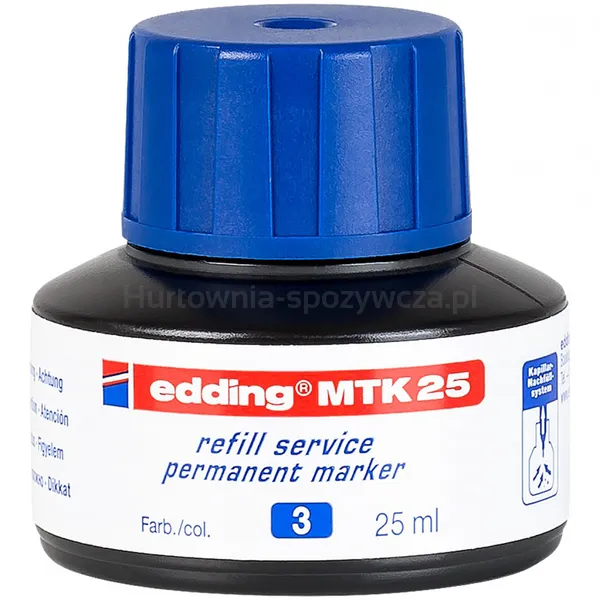 Tusz Do Uzupełniania Markerów Permanentnych E-Mtk 25 Edding, Niebieski