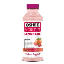 Oshee Vitamin Lemonade Napój Niegazowany Malina I Grejpfrut 555 Ml