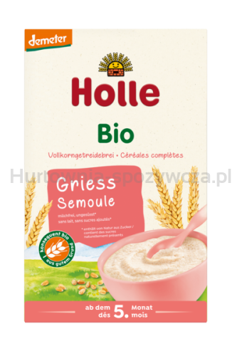 Kaszka Pełnoziarnista Bez Dodatku Cukrów Od 5 Miesiąca Demeter Bio 250 G - Holle [BIO]