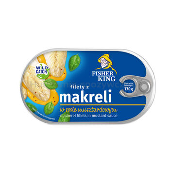 Fisherking Filety Z Makreli W Sosie Musztardowym 170G 