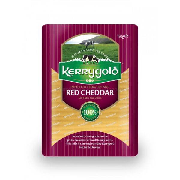 Kerrygold Ser Cheddar Red Plastry 150G