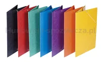 Donau Teczka Z Gumką Preszpan, A4, 390Gsm, 3-Skrz., Żółta  - 2