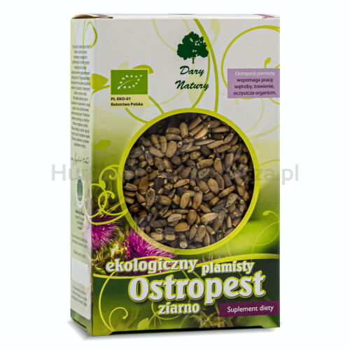 Ostropest Plamisty Ziarno Bio 100 G - Dary Natury [BIO]