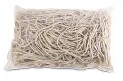 Office Products Gumki Recepturki Średnica 130Mm, 1,5X3Mm, 60% Kauczuku, 1000G, Zgrzewka, Białe 