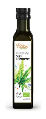 Olej Konopny Tłoczony Na Zimno Bio 250 Ml - Batom [BIO]