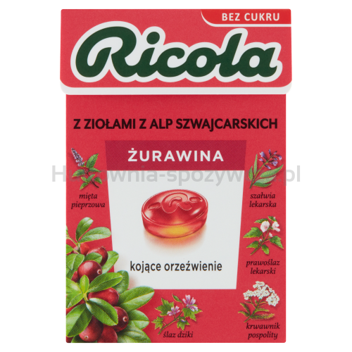 Ricola Żurawina 27,5G