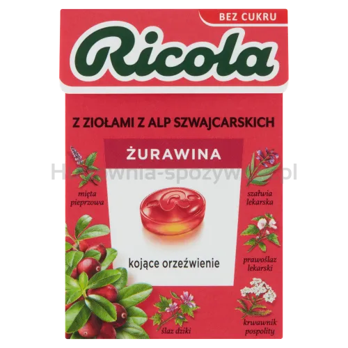 Ricola Żurawina 27,5G