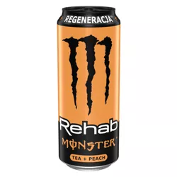 Monster Rehab Tea + Peach 500 ml - kaucja