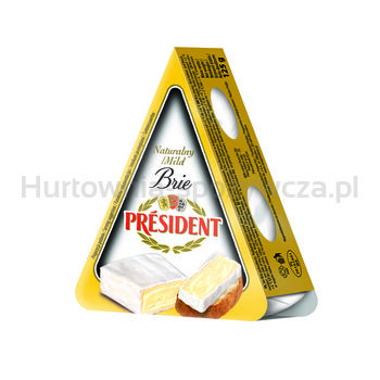 Brie President Naturalny 125g