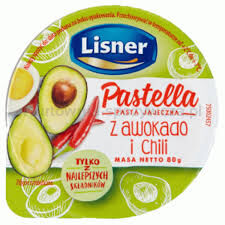 Lisner Pasta Jajeczna Z Awokado I Chilli 80G