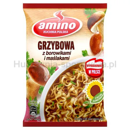 Zupa Amino Nudle Grzybowa Błysk 57 G