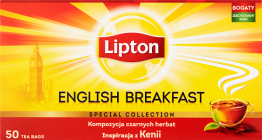 Lipton Herbata English Breakfast 50 Torebek 