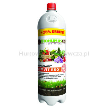 Humvit Eko Uniwersalny 1L + 25% gratis - nawóz 100% organiczny BiohumusEco