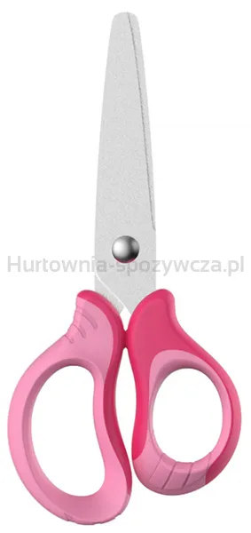 Nożyczki szkolne KEYROAD, 12cm, miękkie, pakowane na displayu, mix kolorów
