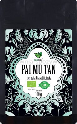 Ecoblik Herbata Biała Liściasta Pai Mu Tan Bio 100 G 