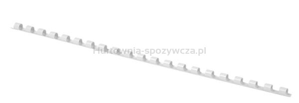 Office Products Grzbiety do bindowania A4, 6mm (25 kartek), 100 szt., białe 