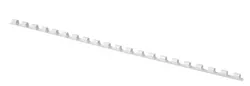 Office Products Grzbiety do bindowania A4, 6mm (25 kartek), 100 szt., białe 